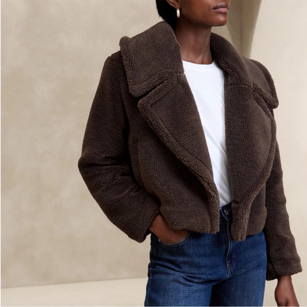 Brown banana republic jacket sold out online